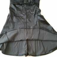 Черна сатенена рокля - размер bg 42 ,36 eu / S / , снимка 5 - Рокли - 14558070