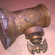 хитлериска антика-немска запалка-ретро-17х9см-внос швеицария, снимка 6 - Антикварни и старинни предмети - 18039160
