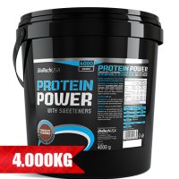 ТОП - Протеин - с Креатин - BIOTECH USA - Protein Power - 4.000кг + Шейкър, снимка 1 - Хранителни добавки - 23048396
