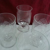 сервиз кристални чаши , снимка 8 - Антикварни и старинни предмети - 20122827