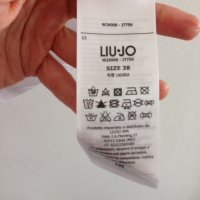 Liu jo оригинална бяла тениска с камъни, снимка 8 - Тениски - 21294080