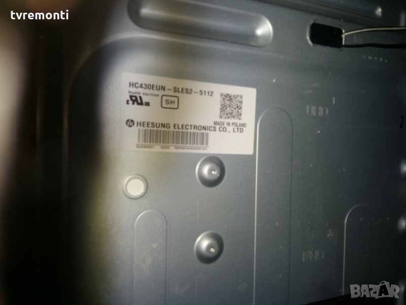 LED TV PANEL HC430EUN-SLES2-5112 LED BACKLIG DIOD, снимка 1