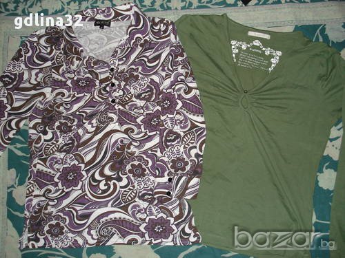 Две маркови блузки за бременелка и не само , снимка 1