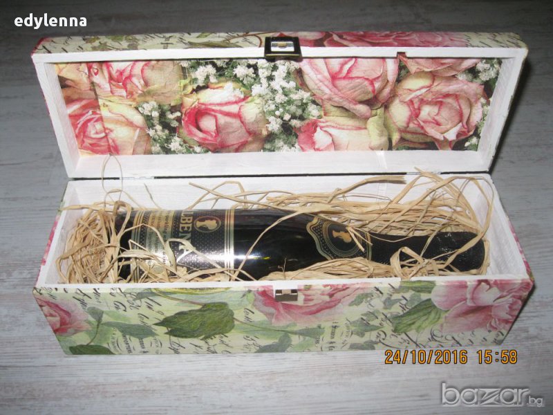 Кутия за вино или за съхранение, снимка 1