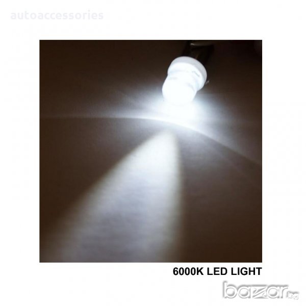 3000019972 LED Диодна крушка BA9S със цокъл бяла,синя,жълта,червена	, снимка 1