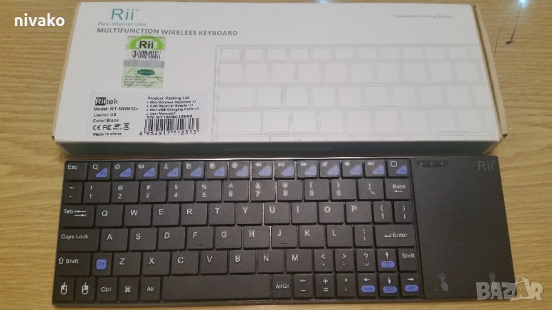 Продавам Ultra Slim Portable Mini Wireless Bluetooth Keyboard, снимка 1