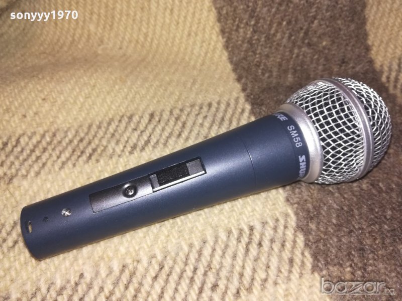 shure SM58-марков-ПРОФИ-микрофон-внос швеицария, снимка 1