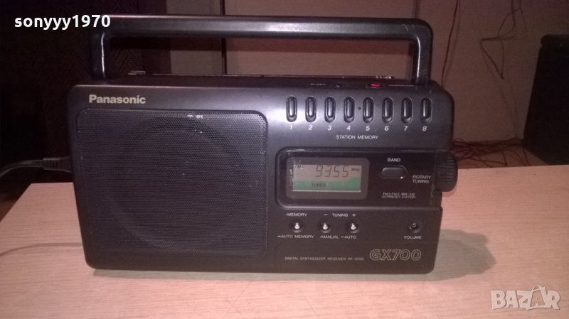 ПОРЪЧАН-panasonic gx700-receiver-28х16х7см-внос швеицария, снимка 1