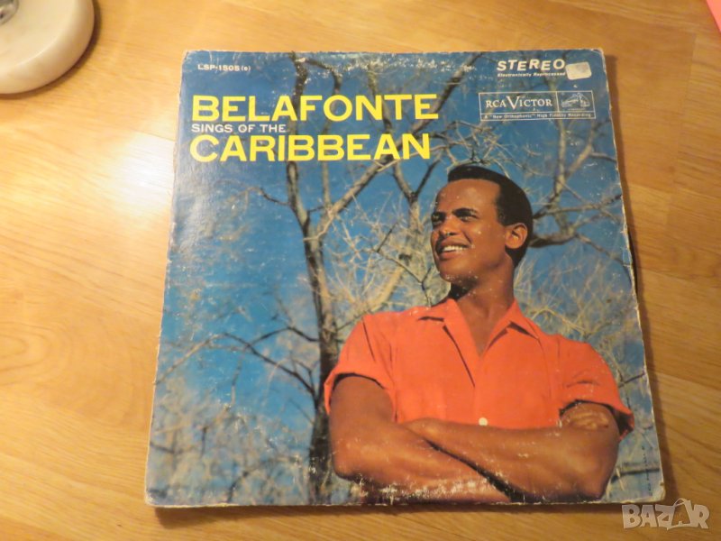 Грамофонна плоча - Хари Белафонте, Belafonte - Sings of the Caribean - изд.80те, снимка 1