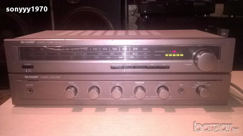 sharp sa-10hb-stereo receiver-made in japan-от швеицария, снимка 1