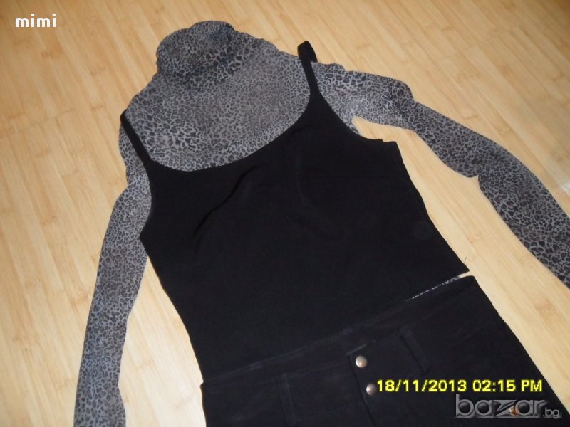 Лот от панталон, прозрачно поло и елек, снимка 1