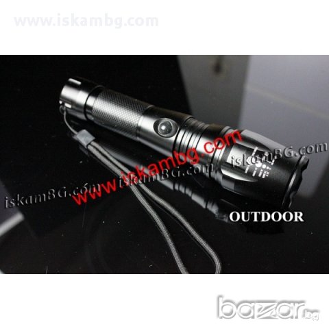 Cree Led фенер със ZOOM 1600 LM - код T6-0478, снимка 3 - Други спортове - 13730333