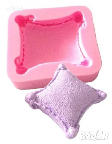 Възглавница силиконов молд форма украса торта фондан шоколад и др