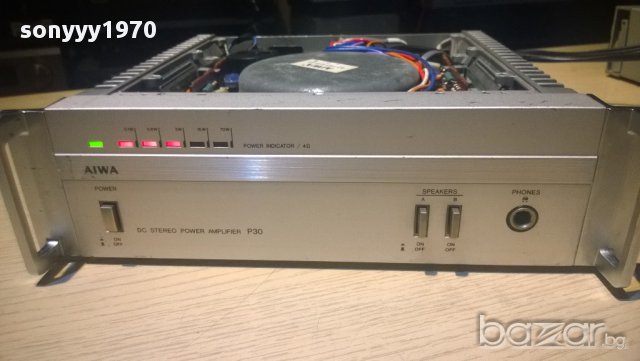 SOLD/ПОРЪЧАН-aiwa sa-p30e-dc stereo power amplifier-240watts-made in japan-внос швеицария, снимка 11 - Ресийвъри, усилватели, смесителни пултове - 10155931