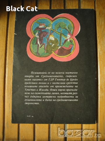 Книга "Тристан и Изолда", автор Гюнтер де Бройн, роман, книжка, повест, снимка 2 - Художествена литература - 11225707