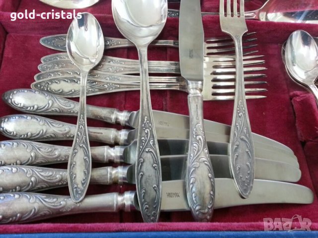 Старинни руски посребрени прибори за хранене