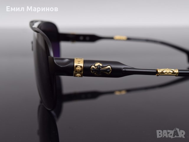 Слънчеви очила Chrome Hearts Buek Black, снимка 3 - Слънчеви и диоптрични очила - 24791285