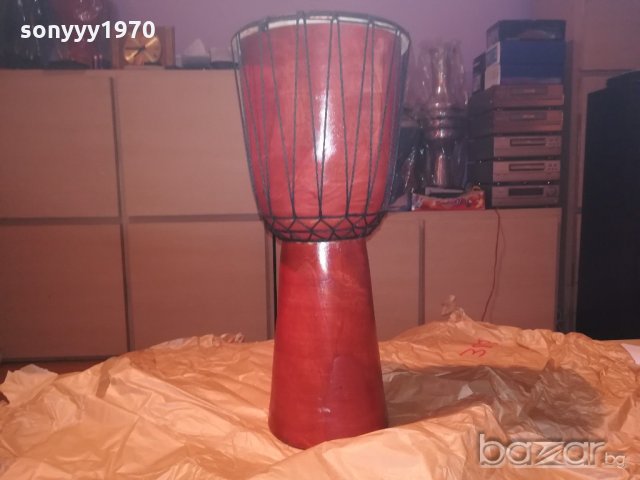 огромна дървена тарамбука-50х22см-внос швеицария