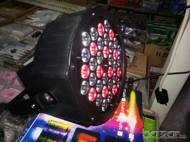 ТОП Артикул! Професионална Дискотечна лампа PAR36 RGB LED, снимка 3 - Осветление - 12892763