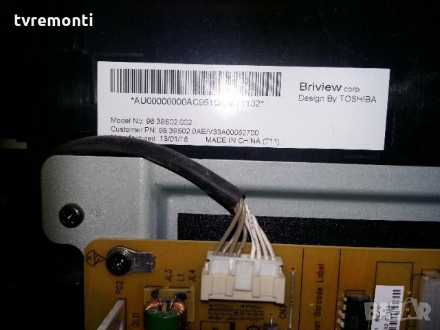 LED TV 96.39S02.002 TOSHIBA 39L3433D LED BACKLIG LED DIOD , снимка 2 - Части и Платки - 21630053