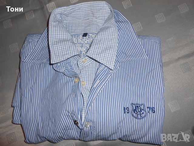 Мъжка риза с къс ръкав и двойна яка McNeal, снимка 1 - Ризи - 22421993