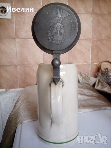 порцеланова халба за бира, снимка 3 - Антикварни и старинни предмети - 22977684