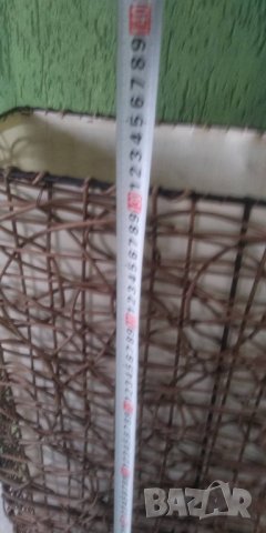 Лампа от ратан, снимка 2 - Настолни лампи - 24640782