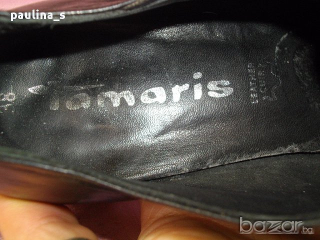 Обувки от естествена кожа ”Tamaris”® / естествена кожа , снимка 8 - Дамски елегантни обувки - 14667909