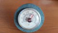 Английски Стар Ретро Термометър върху Стойка от Гранит, снимка 1 - Антикварни и старинни предмети - 17782005