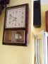 Стенен часовник Янтар работещ профилактиран при часовникар, снимка 1 - Антикварни и старинни предмети - 20848302