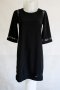 Черна рокля с дантела марка by Hellene, снимка 2