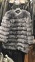 Дамско дълго палто от естествена лисица код 64