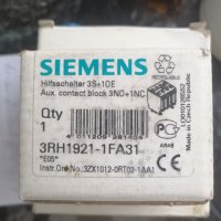 Контактор помощен Siemens, снимка 1 - Други машини и части - 25916460