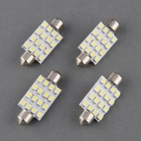 LED сулфидна крушка за кола бяла светлина 12V за плафон и номер, сини, бели, габарит, сулфидни, снимка 7 - Аксесоари и консумативи - 20651752