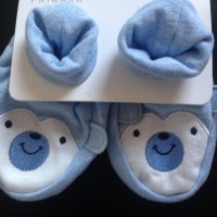 бебешки чорапи за момче 6-9мес, снимка 6 - Бебешки обувки - 23510834
