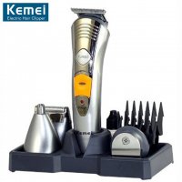 Машинка за подстригване и бръснене Kemei  7 в 1 функции акумулаторна , снимка 3 - Тримери - 25352269