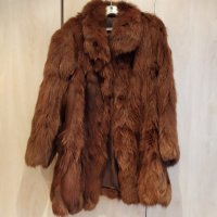 Продавам дамско кожено палто от лисица, снимка 1 - Палта, манта - 23517849