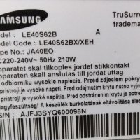 SAMSUNG LE40S62B, снимка 1 - Части и Платки - 24738764