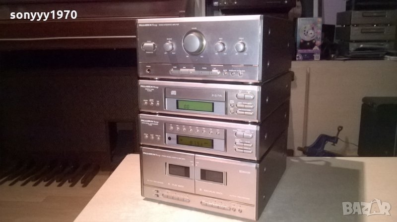 palladium prestige-amplifier+cd+deck+tuner-внос швеицария, снимка 1