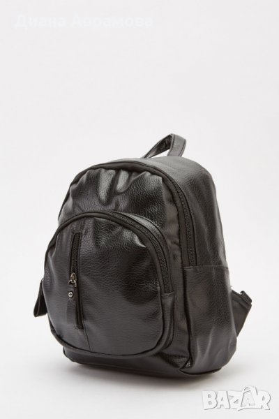 малка черна раница, снимка 1