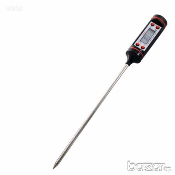 LCD сензорен Дигитален кухненски готварски сладкарски термометър и барбекю, снимка 1