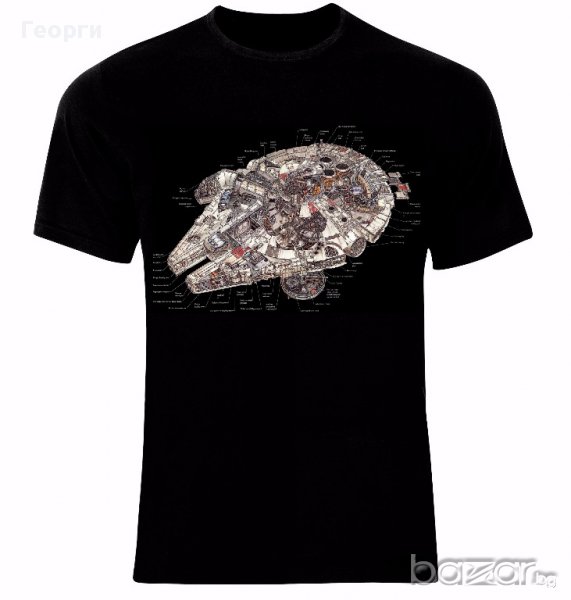 Междузвездни Войни Star Wars Millennium Falcon YT-1300 Тениска Мъжка/Дамска S до 2XL, снимка 1
