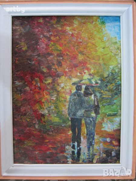 Автентична картина "Семейно", снимка 1