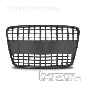 Решетка без емблема за Audi Q7 (2005-2009) - черна S-Line Design, снимка 1