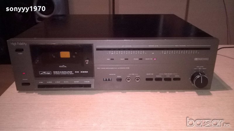 metz mecasound cx4982 high fidelity deck-внос швеицария, снимка 1