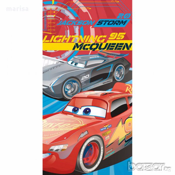 Плажна кърпа Макуин Disney Cars Jackson Storm - 4080, снимка 1