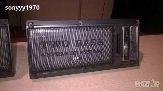 tec 2x100w-2бр тонколони-28х15х13см-внос швеицария, снимка 5 - Тонколони - 22702962