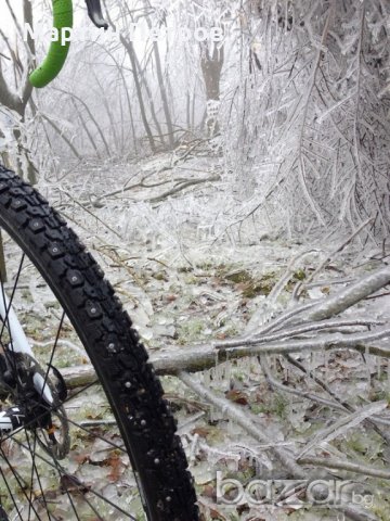 Зимни външни гуми за велосипед колело GRIPPER ICE с метални шпайкове, снимка 8 - Части за велосипеди - 20377992