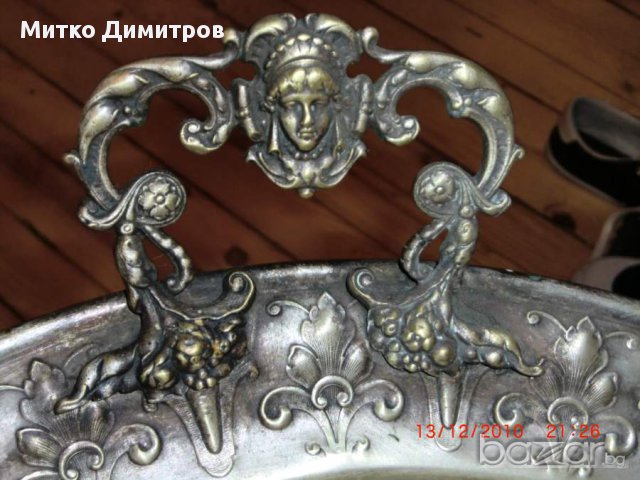 ГОЛЯМ ПОДНОС /ARGENTOR /НАЧ. НА 20 в., снимка 4 - Антикварни и старинни предмети - 13586450