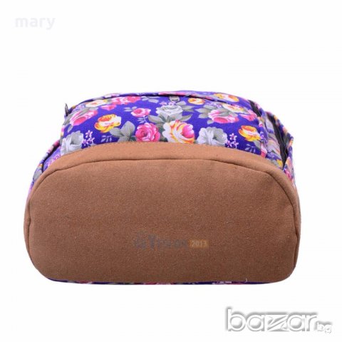 лилава раница на рози, снимка 7 - Раници - 18897555